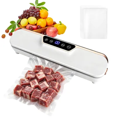 Zdjęcie produktu dla Zgrzewarka próżniowa do żywności - 120 W - 70 kPa - 50 worków