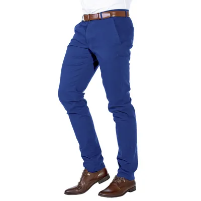 Productafbeelding van Zapana heren chino broek, marineblauw, model Juan, maat W31/L32