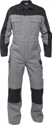 Image de Combinaison DASSY® Niort Multinorm avec poches genouillères GRAFITGRAU/NOIR Taille 2XL Longueur : STANDARD