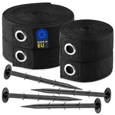 Produktbild von Clever Leon Badminton Feldlinien 6x12 m Professionelle Spielfeldmarkierung Set 25 mm Badminton Linien UV und Wetterbeständig