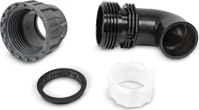 Produktbild von ZeeFlex Übergangswinkel 90° | Ø 50 mm | Klemm x Klebemuffe