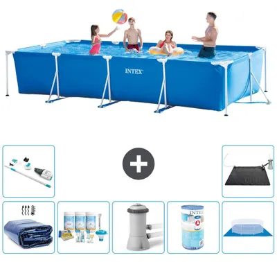 Immagine prodotto di Piscina fuori terra rettangolare - 450x220x84 cm - 8 elementi - Modello S30302