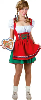 Produktbild von Dirndl Zenzi Kleid mit Schürze und Bluse, Größe:38-40