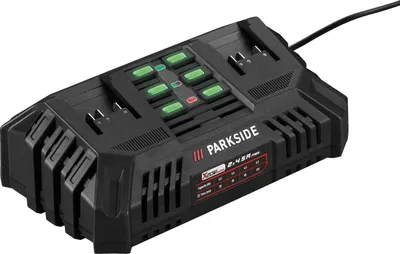 Produktbild von PARKSIDE 20V Akku-Doppelladegerät 4,5 A PDSLG 20 B1