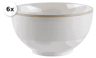 Produktbild von Müslischale 600ml 6er Set Geo