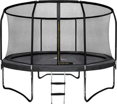 Obrázek produktu pro Trampolína - 244 cm - se sítí a žebříkem - do 50 kg - černá