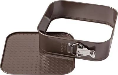 Image de Moule à Charnière Carré Pyrex, Acier Carbonne Antiadhésif, 24 cm