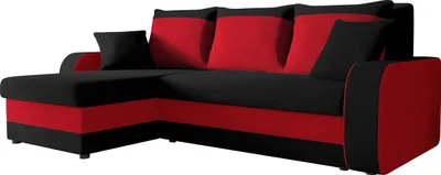 A sectional sofa with a chaise lounge, shown from a front-side angle against a white background.