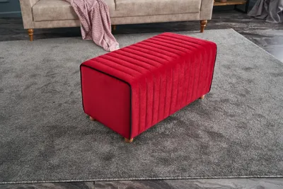 Produktbild von Hanah Home, Mabel- BLC1632, červená, klasický vankúš, 100 % polyester a zamat