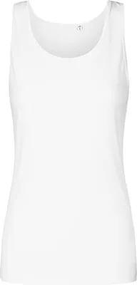 Immagine prodotto di X.O by Promodoro 1451 | Canotta donna a girocollo, cotone pettinato - Colore: Bianco - Taglia: 3XL