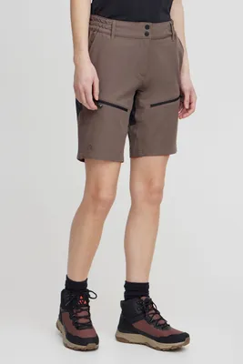 Produktbild von NORTH BEND NBAva Damen Trekkingshorts Leichte Kurze Wanderhose Outdoorhose atmungsaktiv und komfortabel mit Taschen Stretch Regular Fit