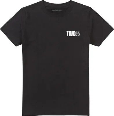 Produktbild von The Walking Dead - T-Shirt für Herren/Damen Uni, Rückseitiger Aufdruck TV31421 (M) (Schwarz)