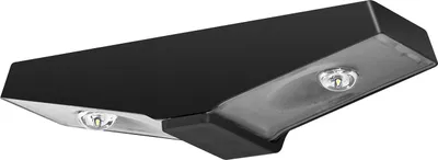Produktbild von INF Solar Wandleuchte für Garten, Hof & Terrasse - 1 Stück, Schwarz Weißes Licht