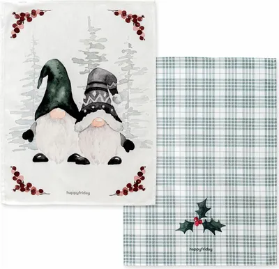 Produktbild von Gnomes Geschirrtuch (2 tlg) 70x50 cm