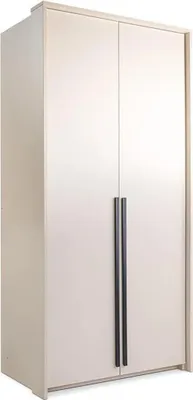 Produktbild von Kleiderschrank GENUA 105 cm, 2-türig, Drehtürenschrank, Schrank (Sandbeige)