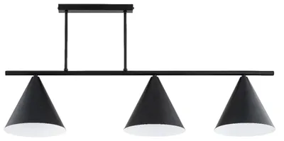 Obrázek produktu pro Závěsné svítidlo TORUS černobílé 3xE27x15W, kov, rozměry: 40x90x20,5 cm, IP20, Alfa