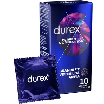 Zdjęcie produktu dla Durex - Perfect Connection Silicone Extra Lubrication 10 Sztuk