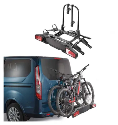 Produktbild von Fahrradträger Anhängerkupplung Universell 2 E-Bikes Doppelschloss, KI-generiertes Bild