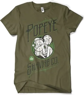 Produktbild von Popeyes Shaving Co T-Shirt - Large - Olive
