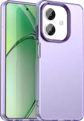 Produktbild von Handyhülle für Oppo A3 /Oppo A3X Schlank Durchscheinend Matt Stoßfest Schutzhülle Lila