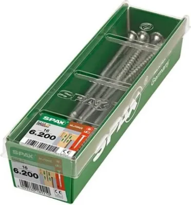 Obrázok produktu pre SPAX WIROX skrutka do dreva, 6x200 mm, 16 kusov, 4251010602012