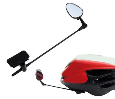 Obrázok produktu pre 360 stupňové nastaviteľné spätné zrkadlo na prilbu Prenosné ľahké zrkadlo na cyklistickú prilbu