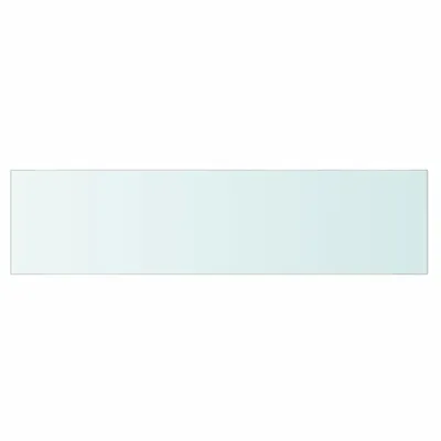 Image de vidaXL Étagère en verre transparent 80 cm x 20 cm