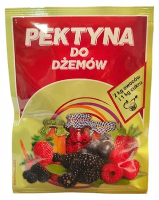 Zdjęcie produktu dla Pektyna do dżemów EDAM 27g na 2kg owoców 1kg cukru