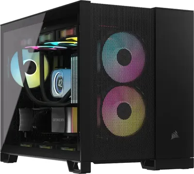 Zdjęcie produktu dla Corsair Dual Chamber PC Case | 2500D AIRFLOW | Black | Mid Tower | Power supply included No | ATX