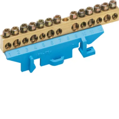 Produktbild von Hager N-Messingklemme KM13N 13 Klemmstellen
