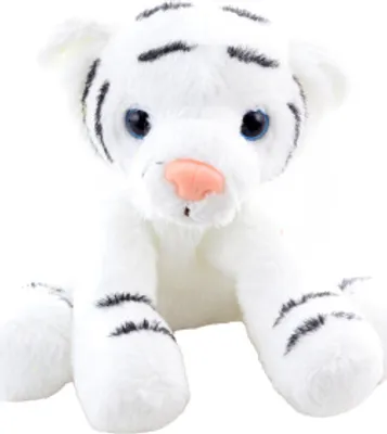 Image de Peluche Tigre blanc 15 cm