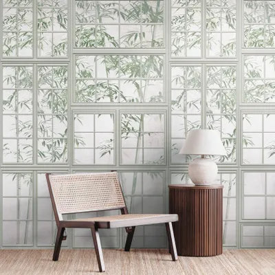 Produktbild von A.S. Creation Livingwalls Fototapete The Wall III 398461 Eine Rolle Ein Motiv 159 x 280 cm Grau Grün Weiß