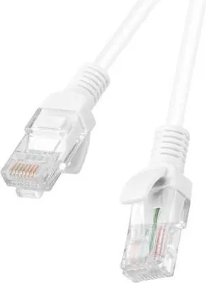 Produktbild von Lanberg PCU6-10CC-0200-W, 2 m, Cat6, U/UTP (UTP), RJ-45, RJ-45, Weiß