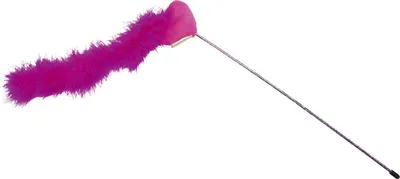 Produktbild von Beeztees Katzenangel Herz mit Feder rosa