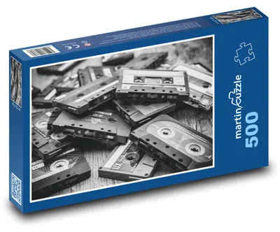 Produktbild von Puzzle 500 Nostalgie der Kassetten - martinpuzzle