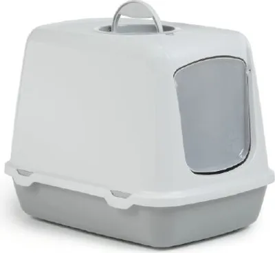 Produktbild von Oscar - Katzentoilette - grau/ hellgrau - 50x37x39 cm