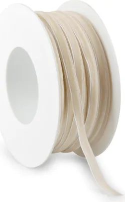 Produktbild von Samtband "Velvet" creme 5mm 50m 3634-5-50-158