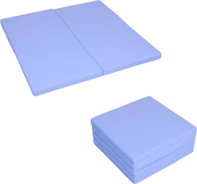 Obrázek produktu pro Gymnastická Matrace Satellite 100X100X5 Cm Čtyřdílná - Modrá