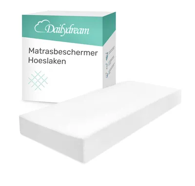Matratzenschoner wasserdicht Spannbettlaken 160x200 cm weiß