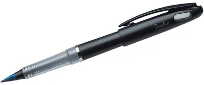 Image de Stylo à plume Tradio Stylo Klassik avec plume plastique bleue.