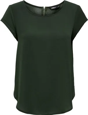 Productafbeelding van ALLEEN 15142784, Volwassene, Vrouw, Groen, Effen, Korte mouwen, Losse pasvorm