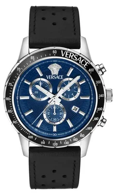 Produktbild von Versace Herren Uhr Armbanduhr SPORT CHRONO VEZCA0124 Leder