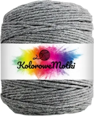 Produktbild von Makramee Garn Graphit 3mm 100m | Naturliche Stark, Baumwollgarn, Baumwollschnur, Perfekt für Basteln