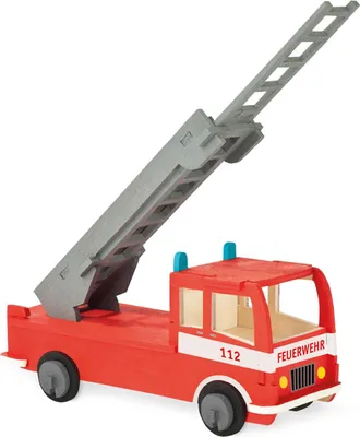 Produktbild von Pebaro | Bausatz Feuerwehrauto aus Holz