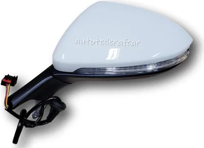 Produktbild von Außenspiegel Spiegel links elektrisch für Für VW GOLF VII 2012 - 21 weiss LC9A