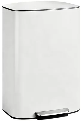 Obrázok produktu pre Kuchynský drez Treteimer, 50 litrov, s tichým zatváraním | Farba: krémová biela | Rozmery: 36,5 x 45,1 x 62,2 cm
