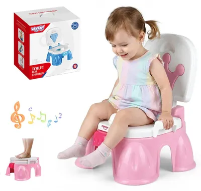 Obrázek produktu pro Woopie Baby první nočník pro děti s hudbou 3v1 židle krok