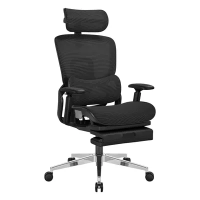 Produktbild von Mark Adler Expert 9.3 Ergonomischer Bürostuhl Grau mit Fußstütze & 3D-Verstellung