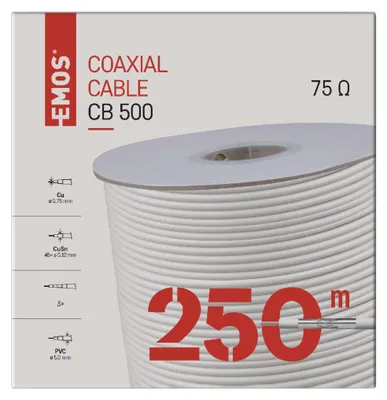 Koaxialkabel CB500, 250m
