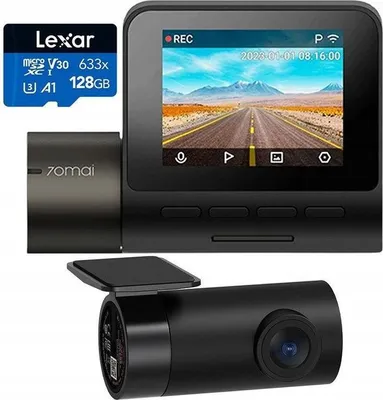 Produktbild von Dashcam 70mai A200, Dual 1080p 60fps, WiFi, HDR, 2 Zoll, 130°, RC11